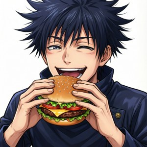Burger Loving Itadori