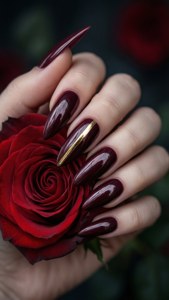 Burgundy Gold Rose