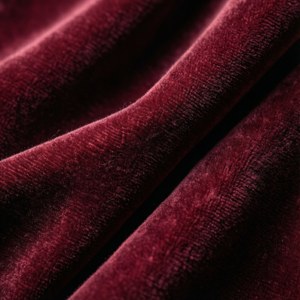 Burgundy Velvet Folds