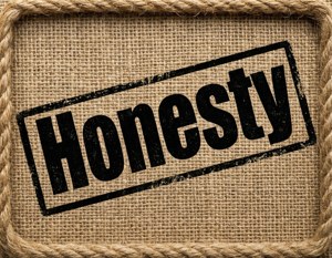 Burlap Honesty Stamp