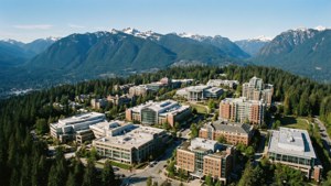 Burnaby Mountain Aerial