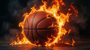 Burning Basketball