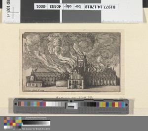 Burning of Old St. Paul's Cathedral in the Fire of London