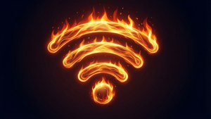 Burning Wi-Fi Icon