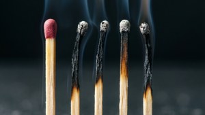 Burnt Matches in Row