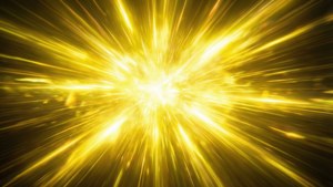 Burst of Yellow Light