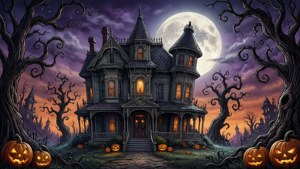 Burtonesque Mansion