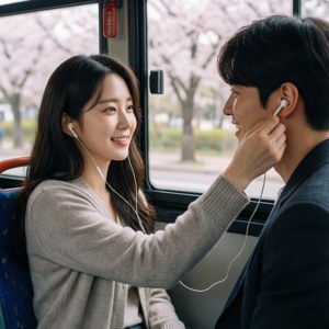 Bus Earbuds Love