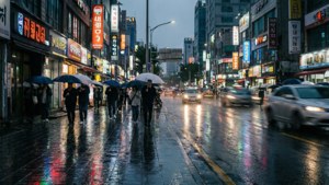 Busan Neon Rain