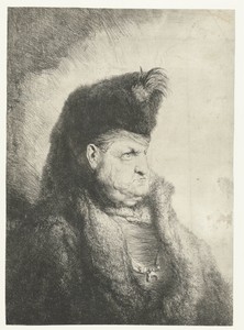 Bust of an Oriental with a Fur Hat