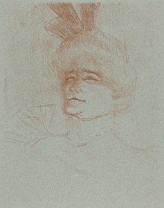 Bust of Mlle. Marcelle Lender, Turned Three Quarters (Mlle. Marcelle Lender en buste, de trois quartes)