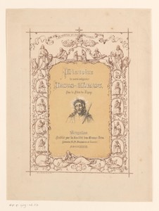 Buste van Christus met doornenkrans