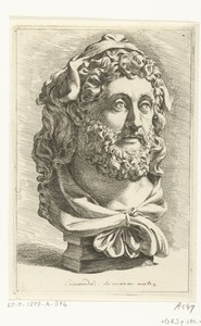 Buste van keizer Commodus als Herkules
