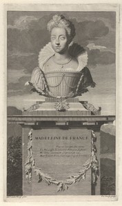 Buste van Magdalena van Valois, koningin van Schotland