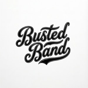 Busted Line Art Logo