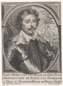 Busteportret van Frederik Hendrik, prins van Oranje-Nassau