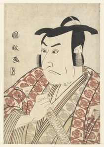 Busteportret van Ichikawa Omezo