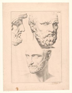 Bustes van Phokion, Diogenes en Pythagoras