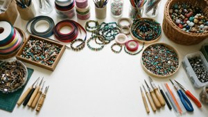 Busy Craft Table