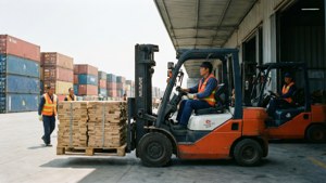 Busy Loading Dock Action