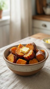 Buttered Boiled Yam