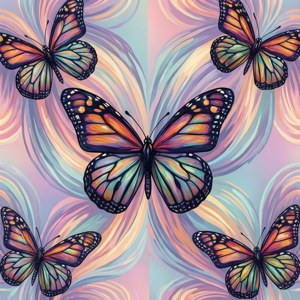 Butterfly Abstract Pattern