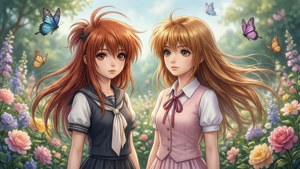 Butterfly Garden Twins