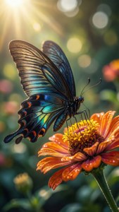Butterfly on Flower