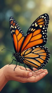 Butterfly on Hand