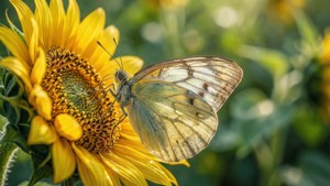 Butterfly on Sunflower