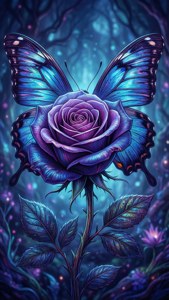 Butterfly Rose Fantasy