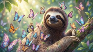 Butterfly Sloth Dream