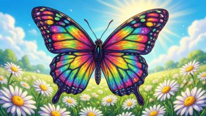 Butterfly Spring Rainbow