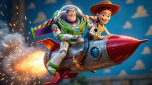 Buzz and Jessie Rocket Ride