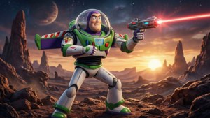 Buzz on Alien Planet