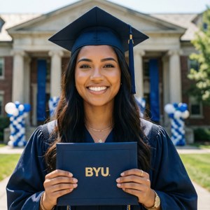 BYU Graduation Joy