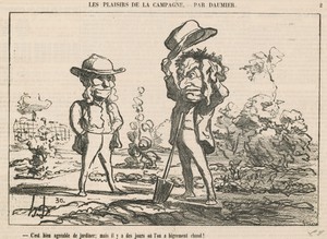 C'est bien agréable de jardiner