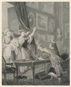C'est un fils, Monsieur!, Plate 17 from "Monument du Costume"
