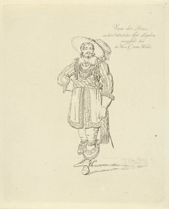 C. van Hulst in de rol van Van der Does