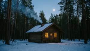 Cabin in Snowy Woods