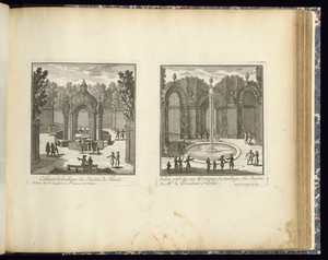 Cabinet de treillage du Jardin de Presle (Left Plate)