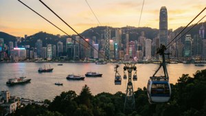 Cable Car Over HK