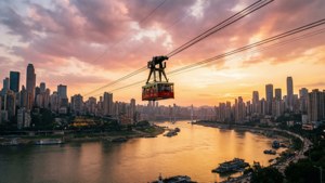 Cable Car Sunset