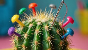Cactus Pincushion Needle