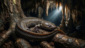Caecilian in the Cave