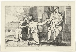 Caesar weigert het hoofd van Pompeius