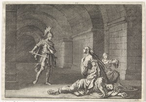 Caesonia met haar dochter door Lupus gedood