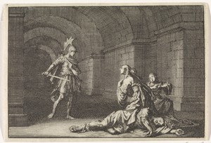 Caesonia met haar dochter door Lupus gedood