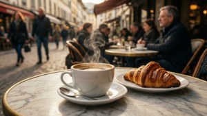 Café Terrace Moment