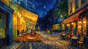 Café Terrace Night